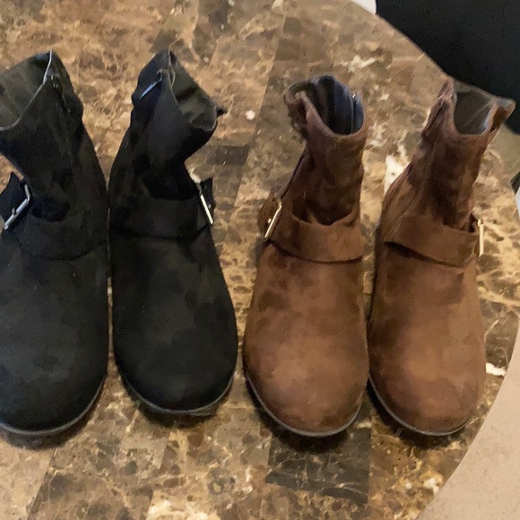 comfortview Shoes - 2 pair suede boots like new